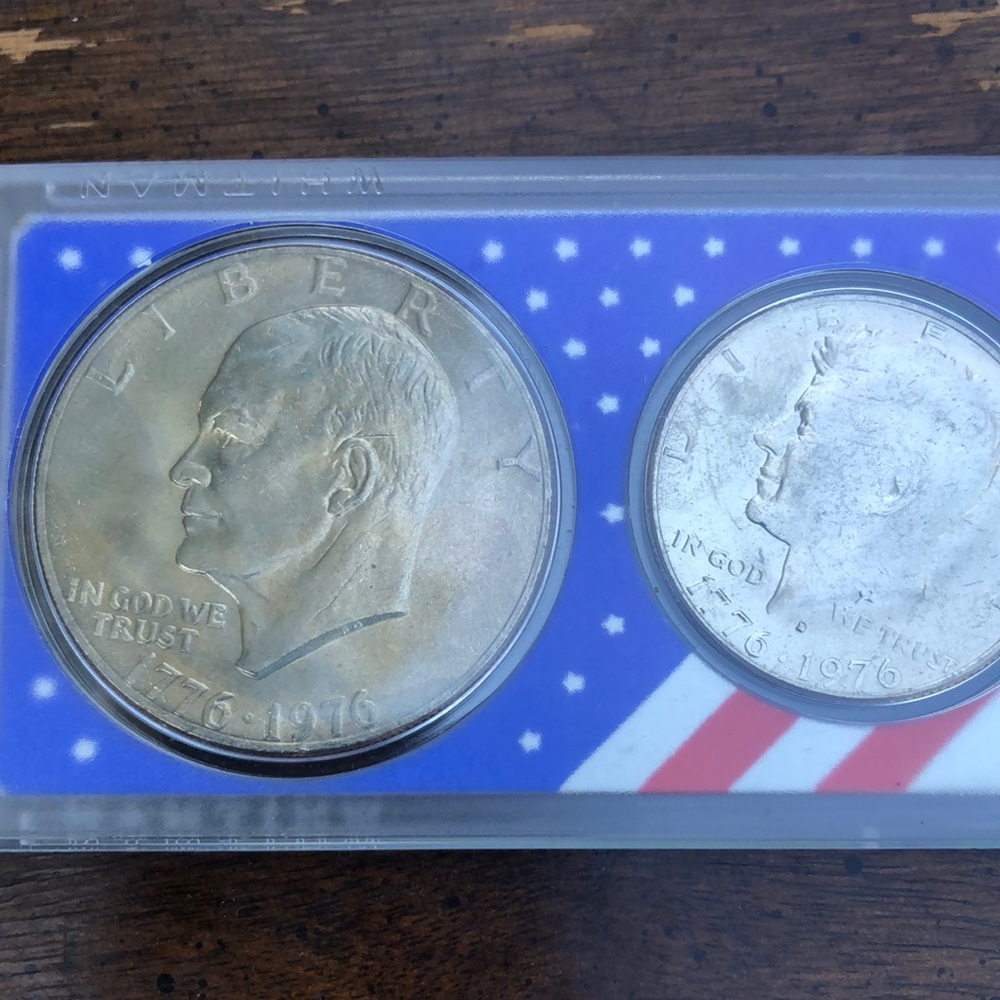 Bicentennial Coin Set in Display Case
